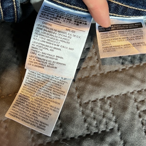 Levi’s : Mid Rise Skinny Patterned Jeans - 6 - Picture 10 of 11